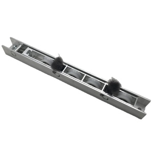 Bốn bánh xe nhôm con lăn với lông thú Nylon v rãnh ròng rọc bánh xe cửa trượt đồ nội thất cửa-cho cửa sổ trượt ứng dụng - Product Image 2
