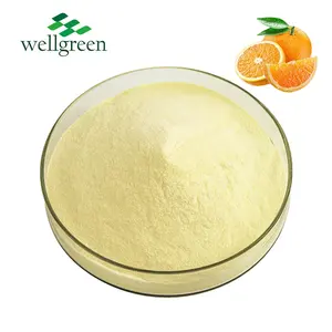 Pó de sabor instantâneo para frutas 100%, suco de frutas naturais solúvel em água, pó de laranja doce puro