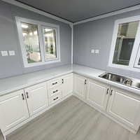 Maison de camping préfabriquée bon marché Bulgarie 4 chambres et salon maison conteneur de 40 pieds