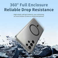 Étui magnétique antichoc en TPU mat pour Samsung Galaxy A16 A17, coque de téléphone portable S26 Ultra S25 Plus S24