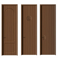 Portes intérieures en bois CPL, fabrication directe, écologiques, laquées, isolation phonique, pour appartement, chambre, villa, hôpital, hôtel