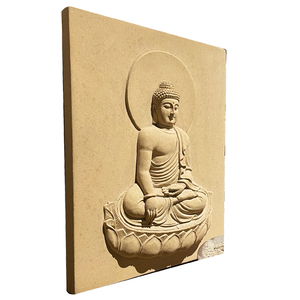 Patung Buddha <span class=keywords><strong>Relief</strong></span> Batu Pasir Dekorasi Ukuran Kustom Grosir dan Patung Amitabha untuk Dijual - Product Image 1