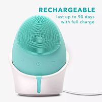 Outil de nettoyage profond du visage Spatule à vibration étanche Épurateur Outils de nettoyage du visage Brosse de nettoyage du visage en silicone