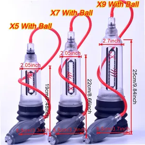 Nuovo X5 X7 X9 maschio idro pompa del pene pompa del vuoto dell'acqua per gli uomini estensore del pene aumentare l'ingrandimento del pene cazzo ingranditore