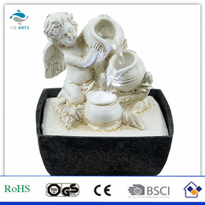 Fontaine de table d'éclairage LED, fontaine d'ange - Product Image 1