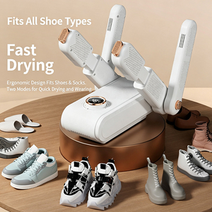 Secador de Zapatos Plegable, Portátil e Inteligente, con Temporizador, Pantalla de Temperatura y Diseño de Cuatro Brazos Calefactores para Botas - Product Image 3