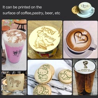 Imprimante à café Evebot EB-FM1 Fantasia, prix d'usine, livraison gratuite, selfie haute définition, divertissement, décoration de gâteaux, macaron