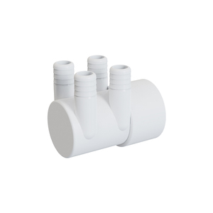Collecteur d'eau en PVC pour spa Proway, 4 ports, embout mort 3/4 pouces - Product Image 1