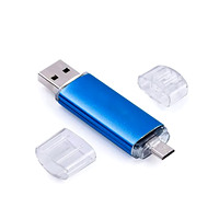 2 en 1 Usb Flash Drive Metal Otg 2,0 3,0 U Disco Logotipo personalizable Usb C Stick con memoria de 8GB a 1TB Disponible en 32GB 16GB