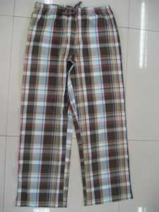 <span class=keywords><strong>Cotone</strong></span> a Maniche lunghe plaid degli uomini pigiami degli indumenti da notte <span class=keywords><strong>pigiama</strong></span> set