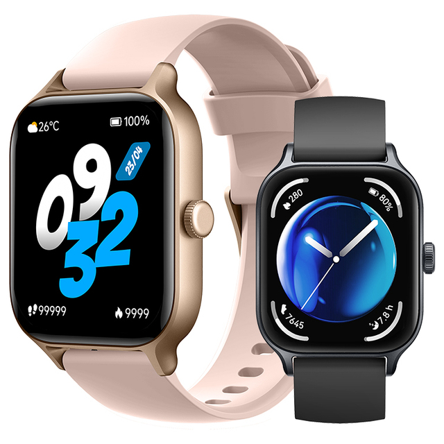 2026 New GS1 Amoled Display Smart Watch with GPS 5ATM Waterproof Health Monitoring Sports Fitness Tracker Smartwatch for Women