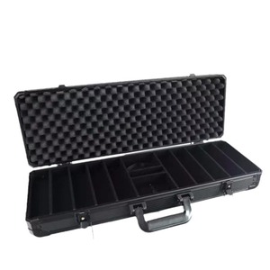 Vente en gros de 200 à 1000 pièces de valises de <span class=keywords><strong>jeu</strong></span> de snooker, boîte noire en métal pour jetons de <span class=keywords><strong>poker</strong></span> avec logo personnalisé et service OEM/ODM, haute qualité - Product Image 6