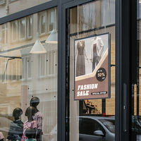 Vitrine intérieure de 32 pouces faisant face au moniteur LCD ascenseur commercial écran publicitaire affichage intelligent fenêtres signalisation numérique