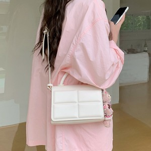 Chocolate Color Box Crossbody Bag Women's Small <b>Square</b> Handbag Magnetic Buckle Everyday Outfits Spring 2024 - Product Image 2