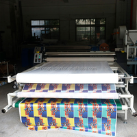 Presse à chaud à rouleaux à sublimation à base d'huile pour vêtements et tissus