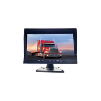 Hesida Monitor de 4 canales de 10 pulgadas, 1080P, autobús, RV, cámara de marcha atrás, camión, BSD, punto ciego, detección de vehículos, sistema de monitoreo de conductores DMS