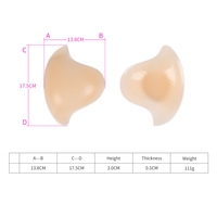 XW061 haute qualité rassemblement seins supplémentaires sans couture sans bretelles nu Mature Invisible Silicone collant soutien-gorge pour grande taille