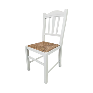 <span class=keywords><strong>Sedia</strong></span> da Pranzo Moderna Tot Piccinni SILVANA in Legno di Pino di Alta Qualità, Robusta, Gambe in Legno da 8Kg, Stabile, <span class=keywords><strong>Laccata</strong></span> <span class=keywords><strong>Bianca</strong></span> con Seduta in Tessuto - Product Image 1