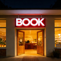 Enseigne lumineuse LED en acrylique personnalisée, lettres en relief 3D, enseigne lumineuse pour devanture de magasin, enseignes de logo pour entreprise, extérieur