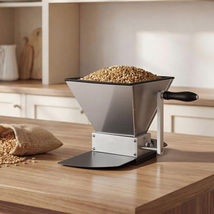 Moulin à grains manuel, broyeur de malt pour brassage maison, broyeur de blé réglable pour la fabrication de bière - avec <span class=keywords><strong>2</strong></span> rouleaux en acier inoxydable - Product Image 6