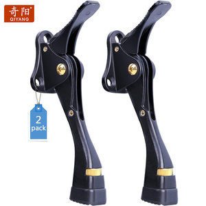 Tope de puerta Qiyang, <span class=keywords><strong>2</strong></span> paquetes de Tope de puerta Kickdown con altura ajustable de un toque y Punta de goma de 4 pulgadas, topes de puerta - Product Image 2