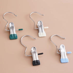 Pinces à linge multifonctionnelles en acier inoxydable pour séchage sans trace, idéales pour chaussettes, serviettes, chapeaux et pantalons - Product Image 5