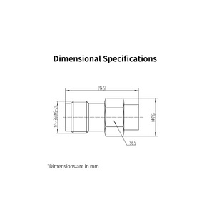 Wayiii DC-18GHz <span class=keywords><strong>RF</strong></span> đồng trục Adapter SMA nữ để SMP nam <span class=keywords><strong>RF</strong></span> đồng trục kết nối lò vi sóng thành phần đáng tin cậy <span class=keywords><strong>RF</strong></span> nhà sản xuất - Product Image 6