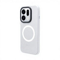 Étui de protection hybride magnétique de luxe pour Oppo Find X9 Pro / Find X9, dos en PC mat transparent, protection 360°, antichoc