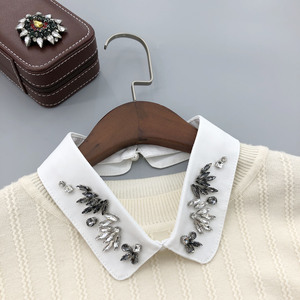 Col cache-col pour sous les pulls, Col de perles de mode pour homme, Pierre naturelle, Col cache-col pour t-shirt homme, Style pastoral et clérical - Product Image 2