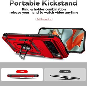 Fundas para Teléfono Móvil con Anillo Metálico y Soporte para Google Pixel 10 9 Pro XL Pixel 10 9 8 7 6 Pro 9A <span class=keywords><strong>8A</strong></span> 7A, Fundas Resistentes a Golpes de TPU - Product Image 6