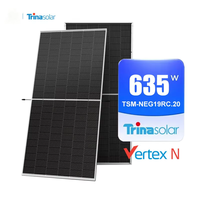 Meilleur choix : panneau solaire bifacial double vitrage Trina Topcon TSM-NEG19RC.20 610w 615w 620w 630w 635w
