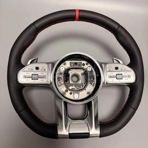 Volant de voiture en cuir style libellule pour <span class=keywords><strong>Mercedes</strong></span> Classe A/B/C/E, CLA/GLC/CLK/CLS/C200/Classe S/Classe G – Rétrofit - Product Image 4