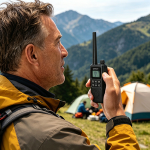 2W FRS Walkie Talkie Pair 2KM Short <b>Range</b> UHF Two Way Radio for Shop Hotel Retail Home Outdoor Events Type C Handheld Set - Product Image 3