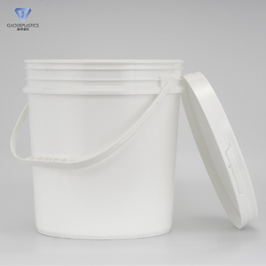 Thùng nhựa màu trắng <span class=keywords><strong>16L</strong></span> có nắp đậy cho lớp phủ sơn và chất kết dính - Product Image 2