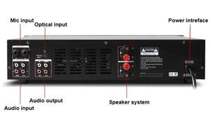 Berase Home Theater Sistema de altavoces de 2 canales Habitación privada K Song Karaoke Sala de estar Amplificador de audio KTV de gama alta - Product Image 5