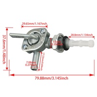 LINGQI Motorrad Kraftstoff absperr ventil Hahn Generator Motor Wasserhahn Schalter für ATV Dirt Pocket Mini Bike Go Kart