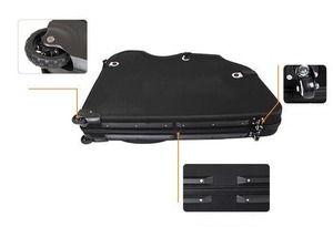 高品質ハードシェル素材<span class=keywords><strong>EVA</strong></span>/ABS自転車ローディングボックス、ローラー付き輸送収納ボックス、自転車旅行 - Product Image 4