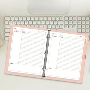 Papel de Recambio para Planificador A4 Cornell, Personalizado al por Mayor, con 3 Orificios, Hojas Sueltas, 50 Hojas/100 Páginas, Blanco, 8.5'' x 11'' - Product Image 4