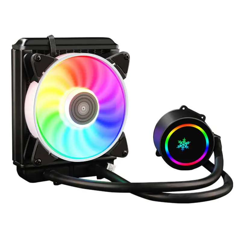 Ventilador enfriador de agua para CPU RGB para LGA 1150 1151 1155 1200 1366 2011 AMD AM3 AM4 radiador líquido