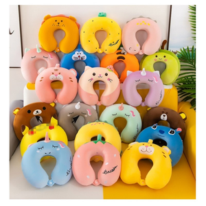 Gối Cổ Du Lịch Cho Trẻ Em & Người Lớn Gối Du Lịch Hỗ Trợ Cổ Hoạt Hình Bằng Mút Xốp Hoạt Hình Kỳ Lân Cho Xe Máy Xe Buýt Xe Lửa - Product Image 1