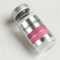 Étiquettes autocollantes personnalisées en vinyle adhésif imperméable pour flacons de 3 ml, avec code-barres et hologramme, résistantes à la chaleur et à forte adhérence pour la personnalisation