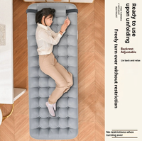 Cama Plegable Portátil de Oficina con Estructura de Hierro, Estilo Moderno, Diseño Mejorado y Más Ancho, Ideal para la Siesta, Plegable en Tres Partes