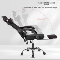Fauteuil de bureau ergonomique pivotant et inclinable GEDO en PU pour la maison et le bureau, chaise de jeu réglable pour ordinateur – Vente en gros