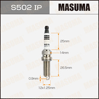 Bougie d'allumage S502IP MASUMA pour voiture japonaise LEXUS CT200H 1.8L 2ZRFAE EFI 22401-CK81B 22401-CP51B 22401-EA015