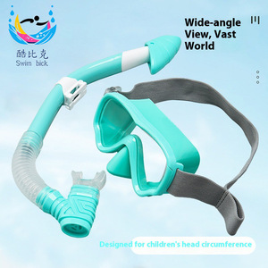 Ensemble masque et tube respiratoire pour enfants, deux fenêtres en plastique anti-buée pour les sports nautiques, à partir de 6 ans - Product Image 4