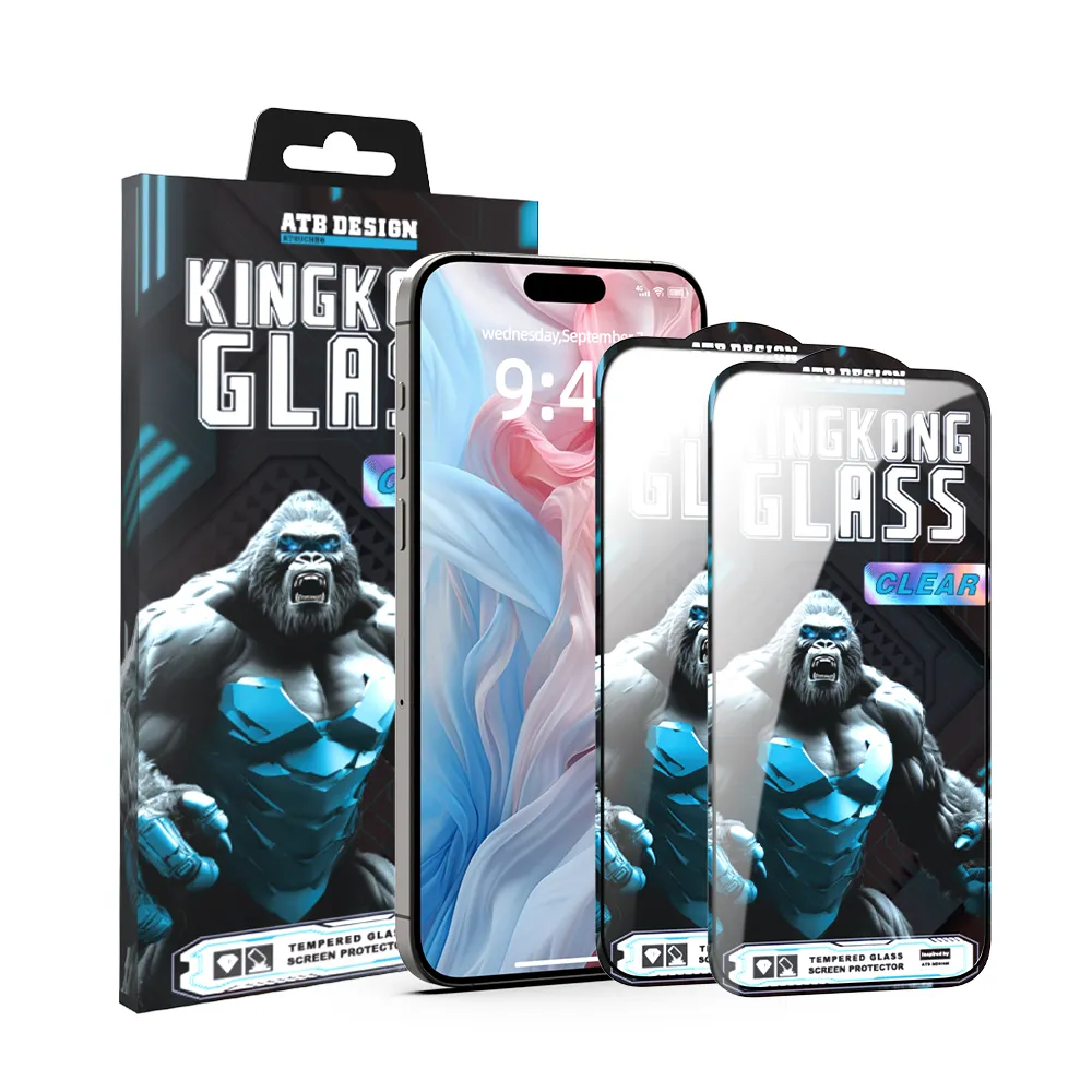 Atb Hoge Kwaliteit Anti-Kras Hd Clear Gehard Glas Screen Protector Voor Iphone 15