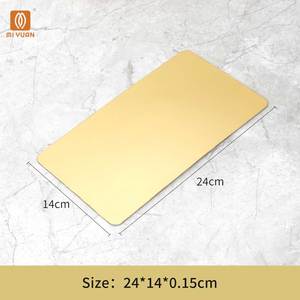 Factory Wholesale Gold Vacuum Cardboard Tray for Steak Salmon Seafood Meat Packaging <strong>Plastic</strong> <strong>Plates</strong> Transport - Product Image 4