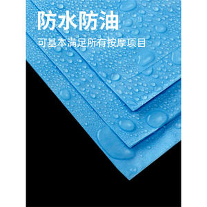 Sábana Desechable Impermeable Ranqi, Gruesa, Azul, con Orificios, para Salones de Belleza - Product Image 4