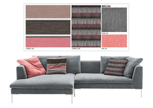 Fábrica de telas de tela en China Estilo americano Algodón y lino Hilo teñido Sofá plano Cama suave Decoración <span class=keywords><strong>TUCA</strong></span> - Product Image 1