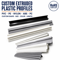 Profils en plastique extrudé sur mesure (PE/PVC) – Service de fabrication OEM – Design moderne, durable et écologique pour l'extérieur des supermarchés